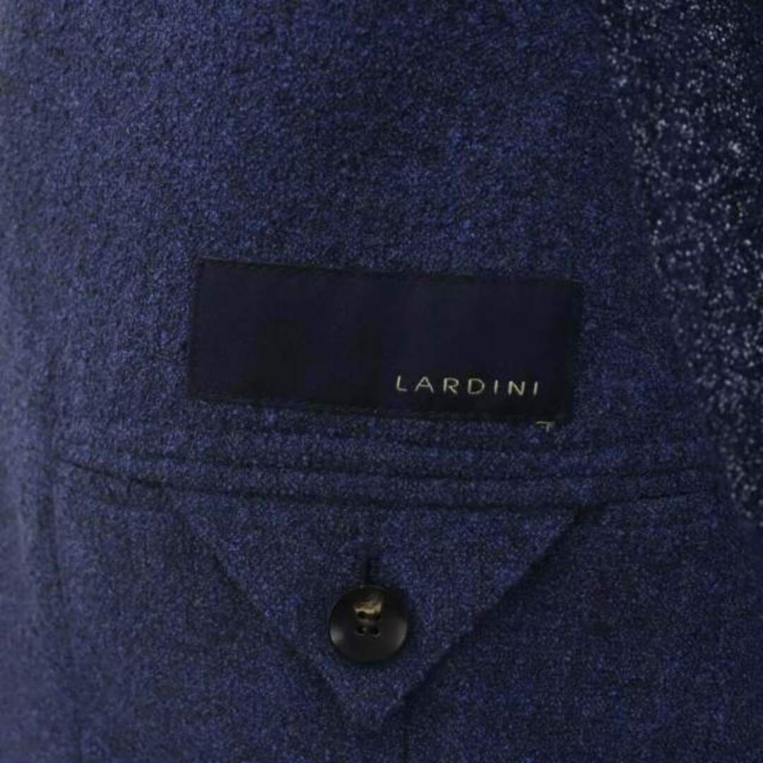 ラルディーニ 3Bスラブコットンテーラードジャケット リネン混 52 青 メンズのジャケット/アウター(テーラードジャケット)の商品写真