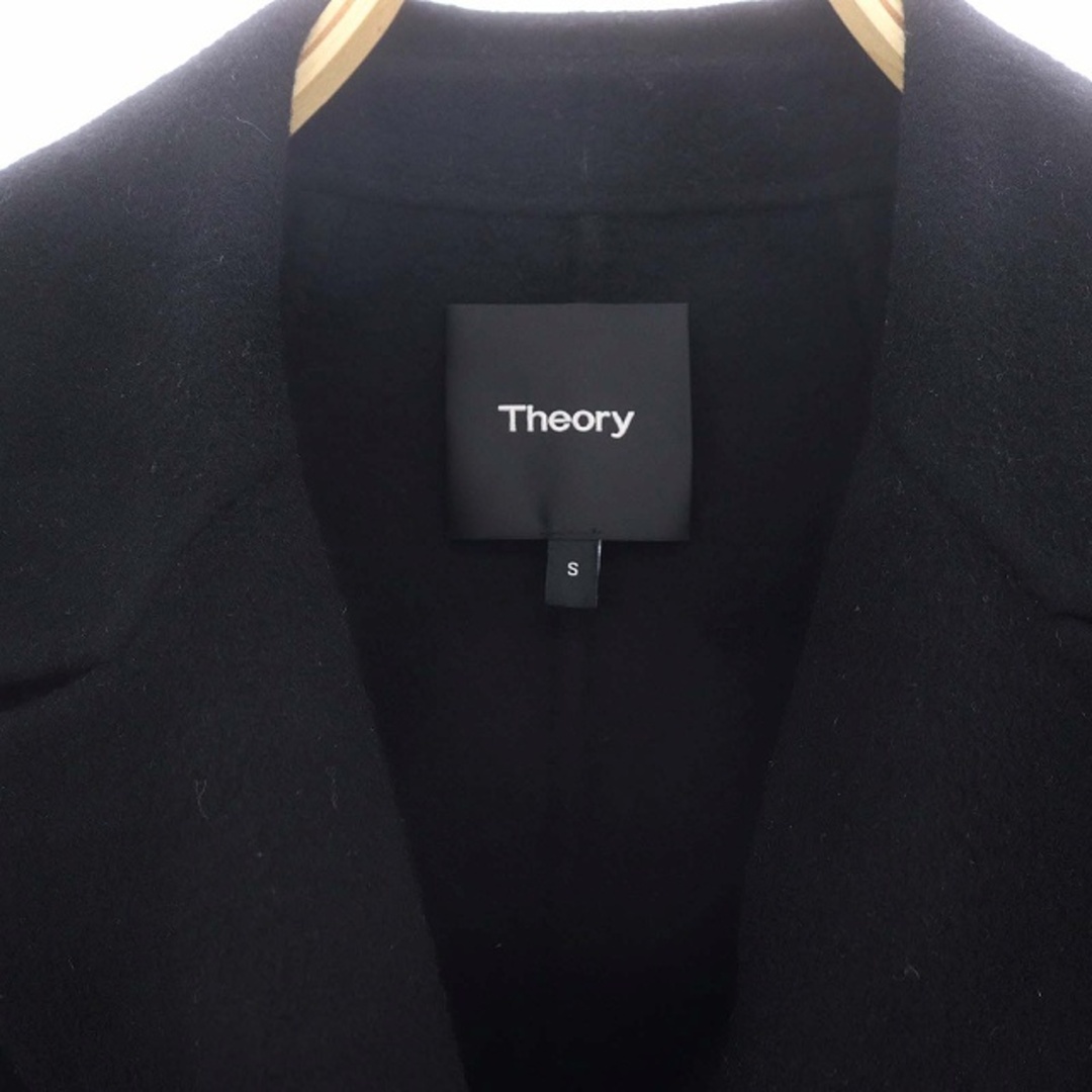 theory(セオリー)のセオリー TOKYO DOUBLE WRAP TRENCH DF コート S 黒 レディースのジャケット/アウター(トレンチコート)の商品写真