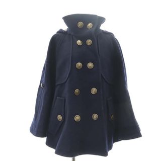 バーバリーブルーレーベル(BURBERRY BLUE LABEL)のバーバリーブルーレーベル チェック ダブルポンチョコート ジャケット アウター(ポンチョ)