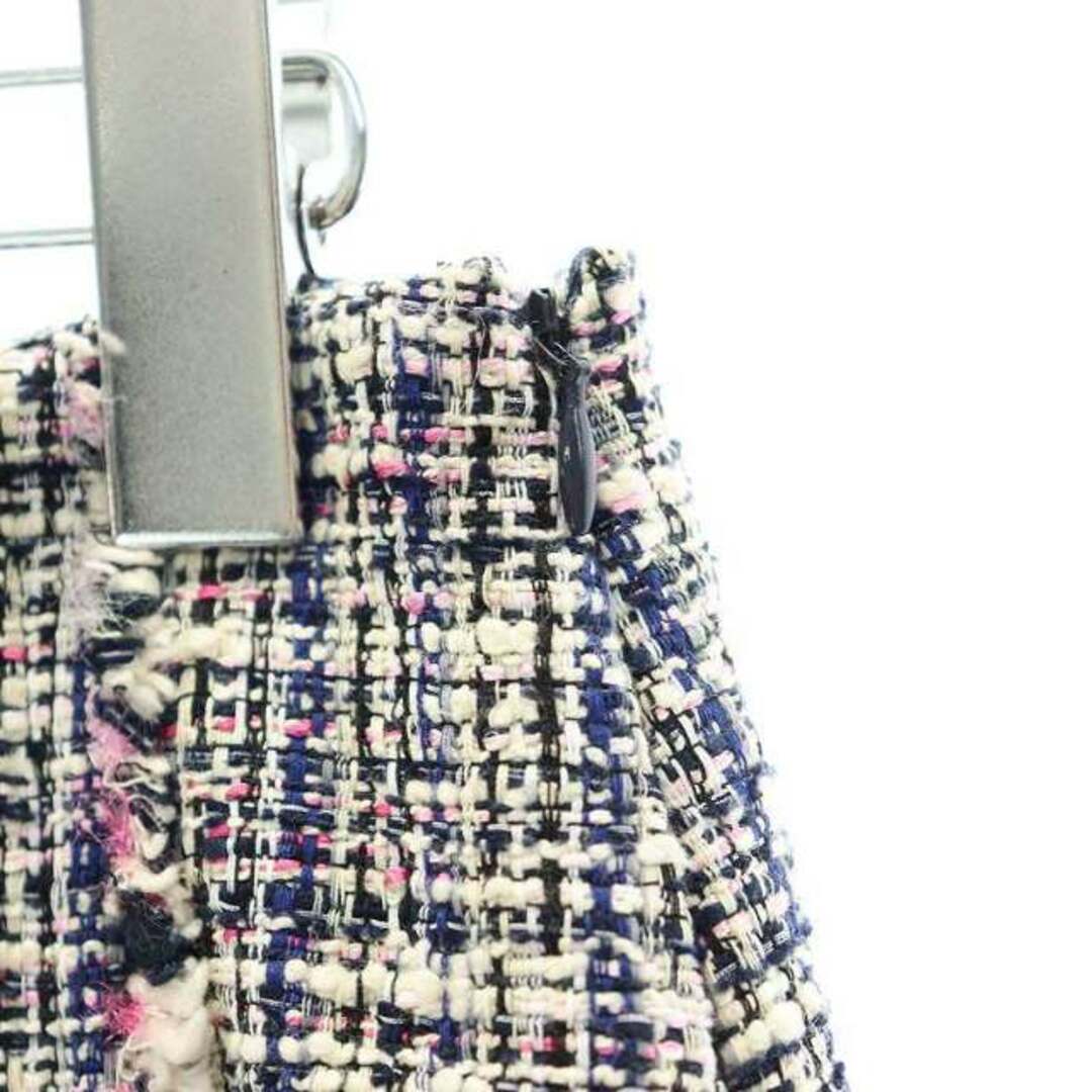 theory(セオリー)のセオリー FRINGE SKT VIBRANT TWEED ツイード スカート レディースのスカート(ひざ丈スカート)の商品写真