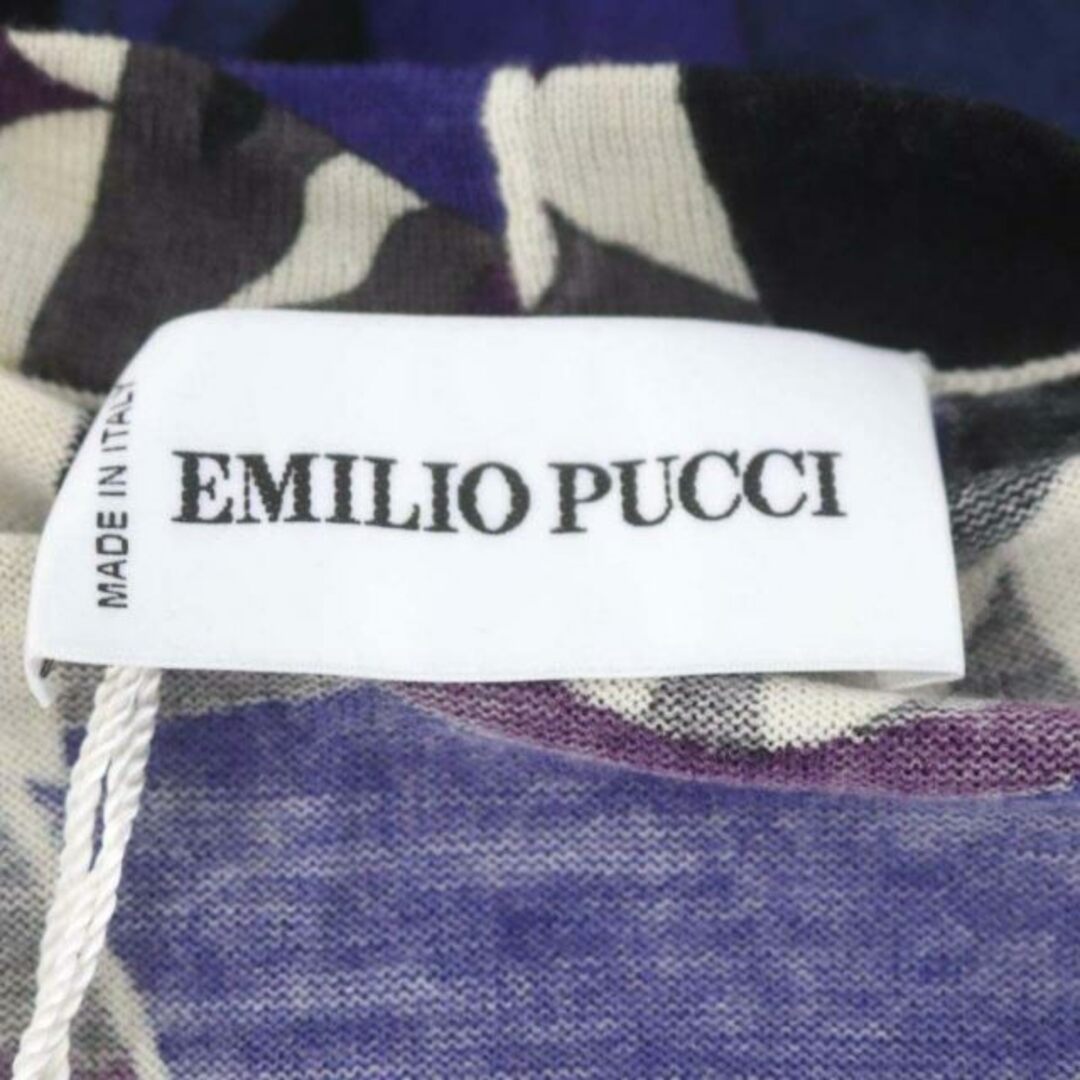 EMILIO PUCCI(エミリオプッチ)のエミリオプッチ 総柄アンサンブルニット カーディガン カットソー 長袖 レディースのトップス(アンサンブル)の商品写真