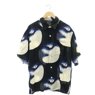 エヌハリウッド(N.HOOLYWOOD)のN.HOOLYWOOD HALF SLEEVE SHIRTシャツ 42 XL 黒(シャツ)