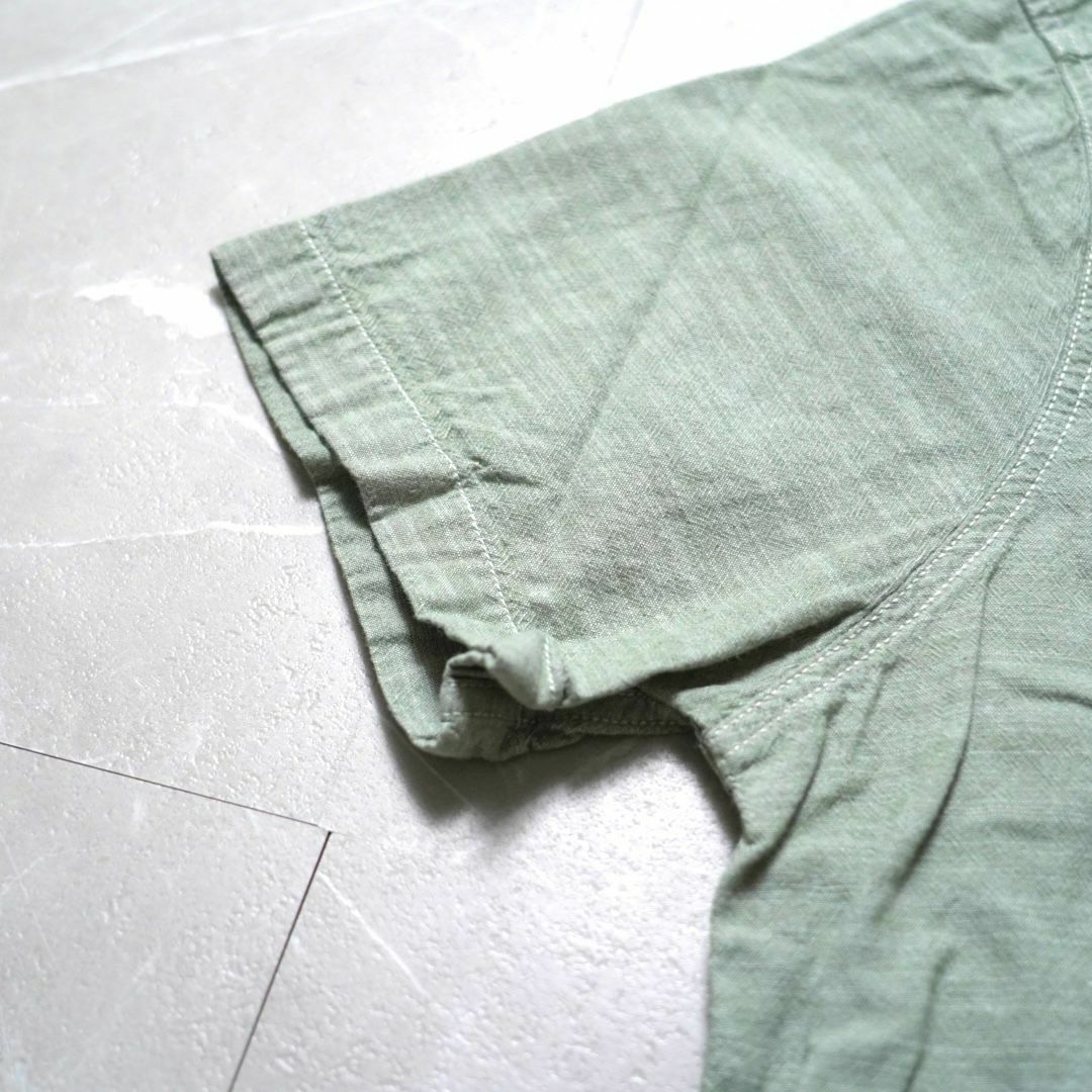 WOOLRICH(ウールリッチ)のウールリッチ　半袖シャツ　Lサイズ　グリーン　WOOLRICH メンズのトップス(シャツ)の商品写真