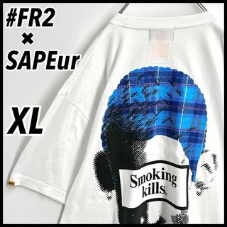 FR2 - サイズXL 名鉄商店 FR2 コラボ Tシャツ ホワイト 新品未使用 未 FR2 - サイズXL 名鉄商店 FR2 コラボ Tシャツ ホワイト 新品未使用 未
