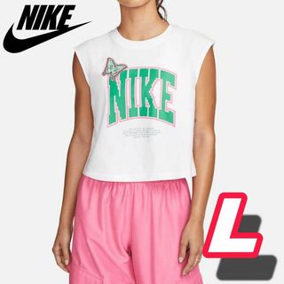 ナイキ(NIKE)のNIKE ウィメンズ NSW OC 1 タンクトップ Tシャツ L FD2574(Tシャツ(半袖/袖なし))