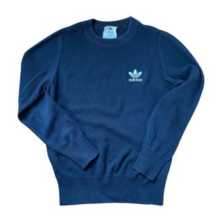 HYKE - HYKE × adidas Originals ロゴ コットンニット セーター