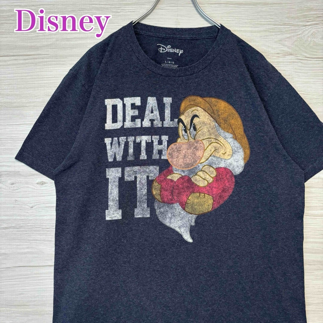 Disney(ディズニー)の【入手困難】ディズニー　白雪姫 7人の小人　グランピー　Tシャツ　Lサイズ メンズのトップス(Tシャツ/カットソー(半袖/袖なし))の商品写真