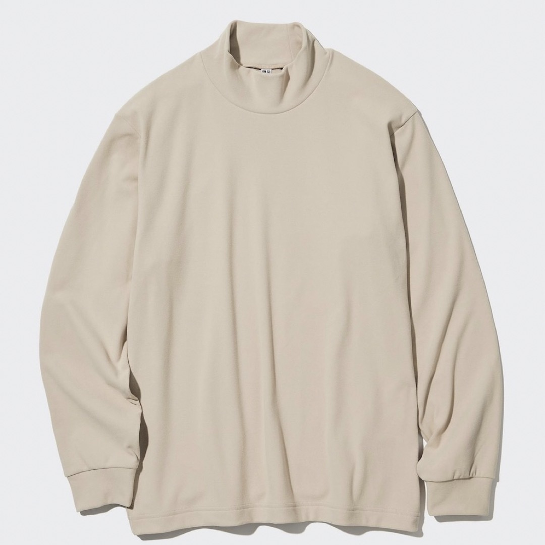 UNIQLO(ユニクロ)のUNIQLO ユニクロ　ストレッチ　フリース　モックネックT（長袖）２点 メンズのトップス(Tシャツ/カットソー(七分/長袖))の商品写真