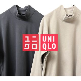 UNIQLO - UNIQLO ユニクロ　ストレッチ　フリース　モックネックT（長袖）２点