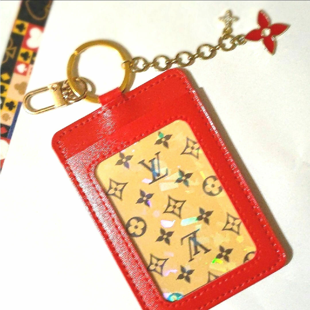 LOUIS VUITTON(ルイヴィトン)の希少♥LOUIS VUITTON♦モノグラムトランプ １枚 新品パスケース　⑱ レディースのファッション小物(パスケース/IDカードホルダー)の商品写真