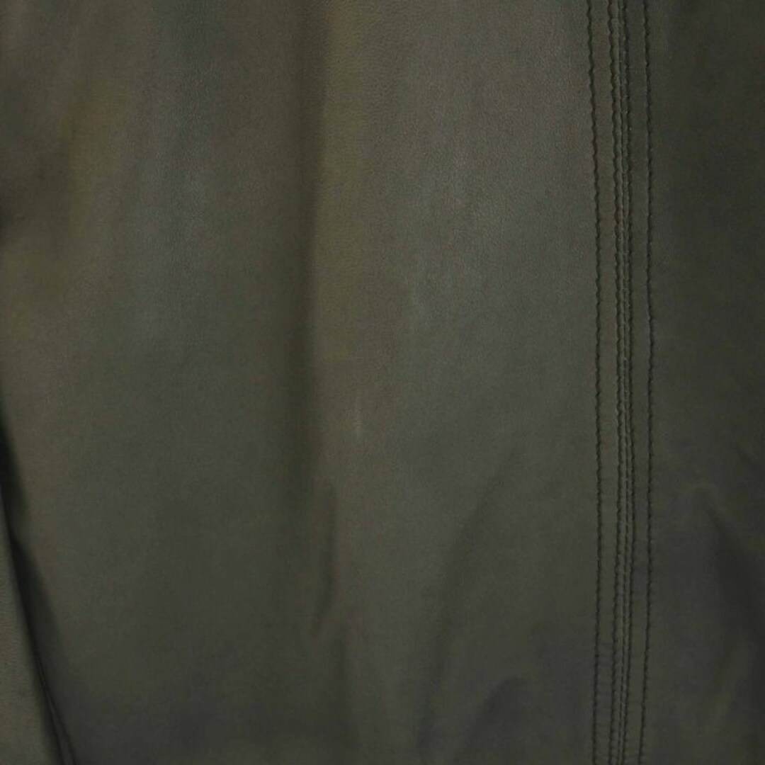 D&G(ディーアンドジー)のドルチェ&ガッバーナ D&G ラムレザー ジャケット 革ジャン 46 カーキ メンズのジャケット/アウター(ブルゾン)の商品写真