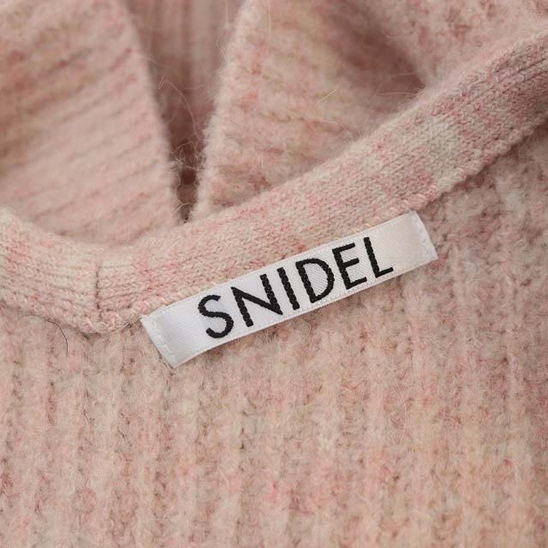 SNIDEL(スナイデル)のスナイデル オフショルショートニットプルオーバー セーター 長袖 F ピンク レディースのレディース その他(その他)の商品写真