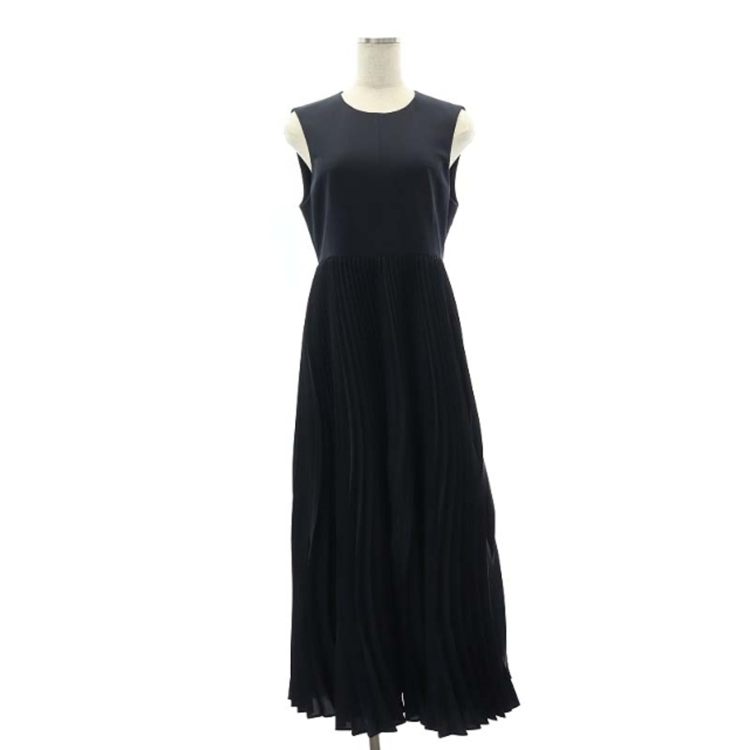 マメクロゴウチ Curved Pleated Sleeveless Dress レディースのワンピース(ロングワンピース/マキシワンピース)の商品写真