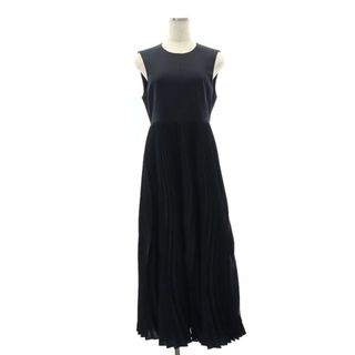 マメクロゴウチ Curved Pleated Sleeveless Dress(ロングワンピース/マキシワンピース)