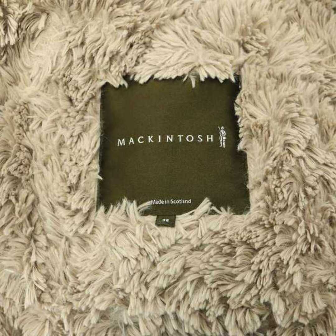 MACKINTOSH(マッキントッシュ)のマッキントッシュ キルティングボア ロングコート フード 36 S ベージュ レディースのジャケット/アウター(その他)の商品写真