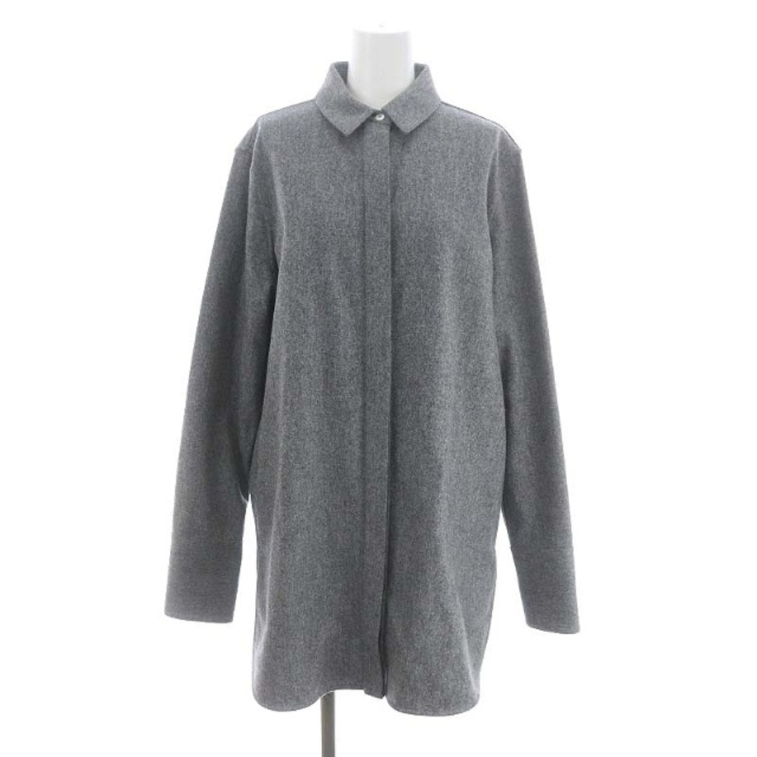 Jil Sander(ジルサンダー)のジルサンダー プラス ウールロングシャツ 長袖 チュニック 前開き レディースのトップス(シャツ/ブラウス(長袖/七分))の商品写真