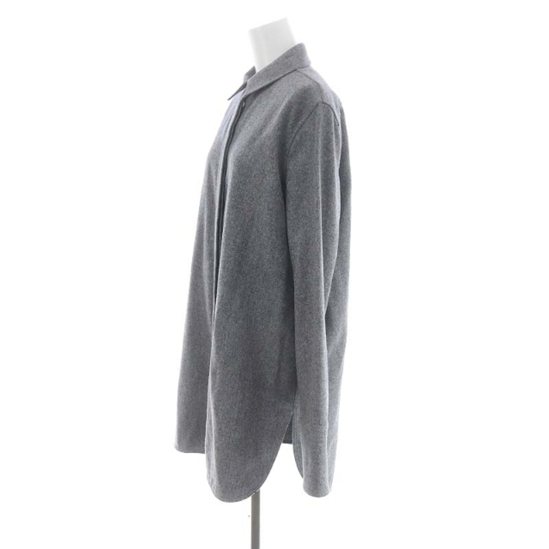 Jil Sander(ジルサンダー)のジルサンダー プラス ウールロングシャツ 長袖 チュニック 前開き レディースのトップス(シャツ/ブラウス(長袖/七分))の商品写真