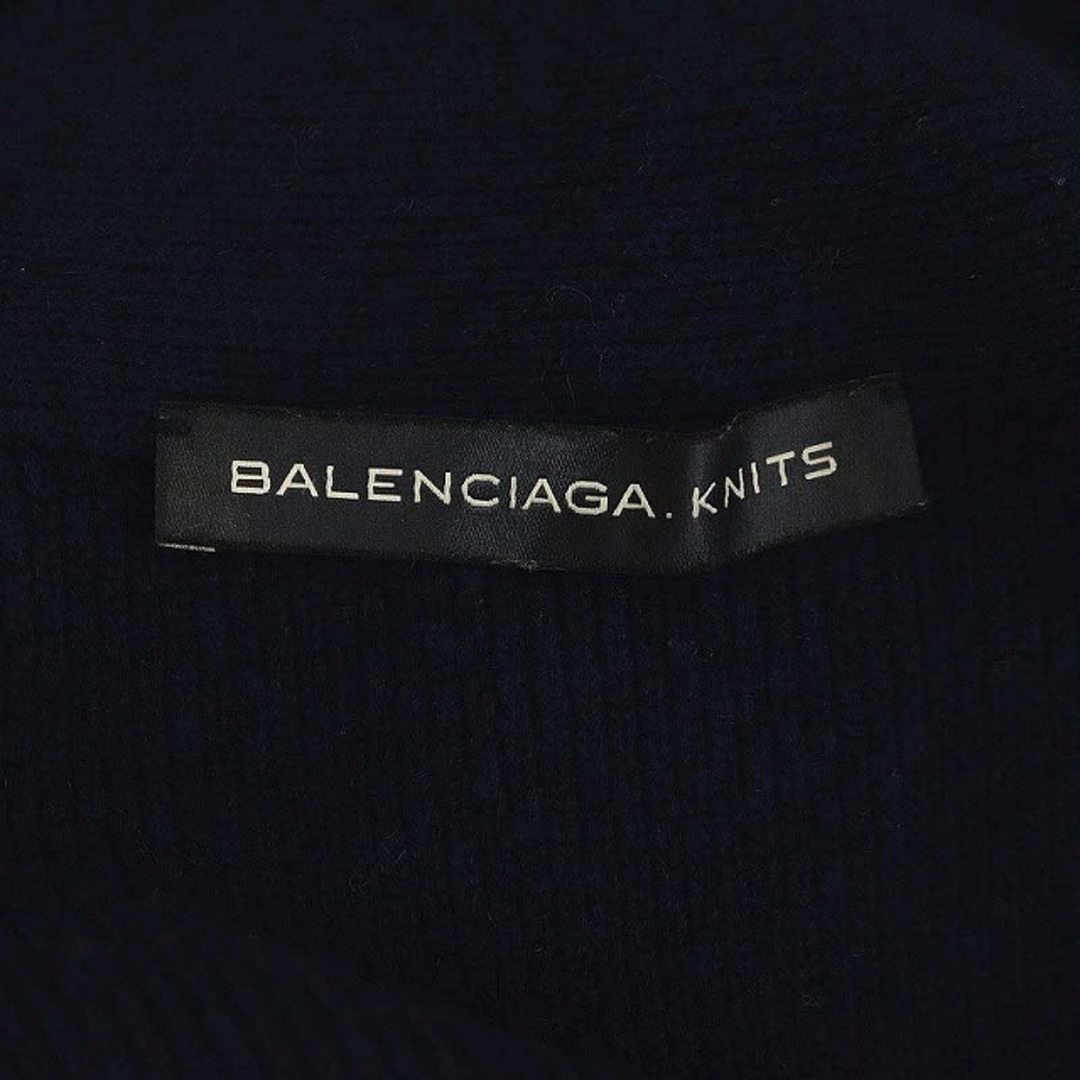 Balenciaga(バレンシアガ)のバレンシアガ メタルロゴプレート付き スナップボタン カーディガン 301436 レディースのトップス(カーディガン)の商品写真