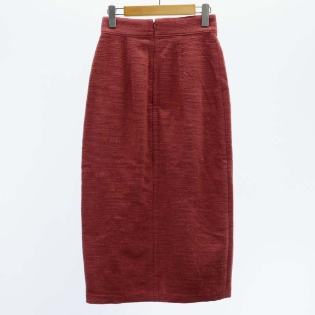 SNIDEL(スナイデル)のスナイデル 22SS フロントボタンスカート ロング ミモレ 0 S ピンク レディースのスカート(ロングスカート)の商品写真