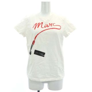 マークジェイコブス(MARC JACOBS)のマークジェイコブス プリントカットソー Tシャツ XS 白(Tシャツ(半袖/袖なし))