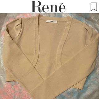 ルネ(René)の美品ルネ34☆春夏ボレロカーディガン(カーディガン)