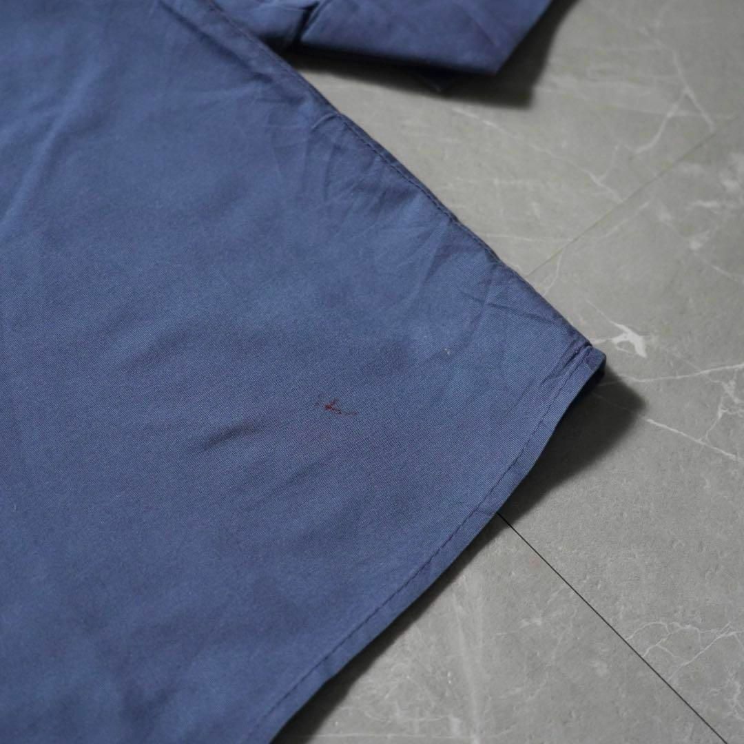 ワークシャツ　XLサイズ　ライトブルー　企業系　ワッペン　長袖 メンズのトップス(シャツ)の商品写真