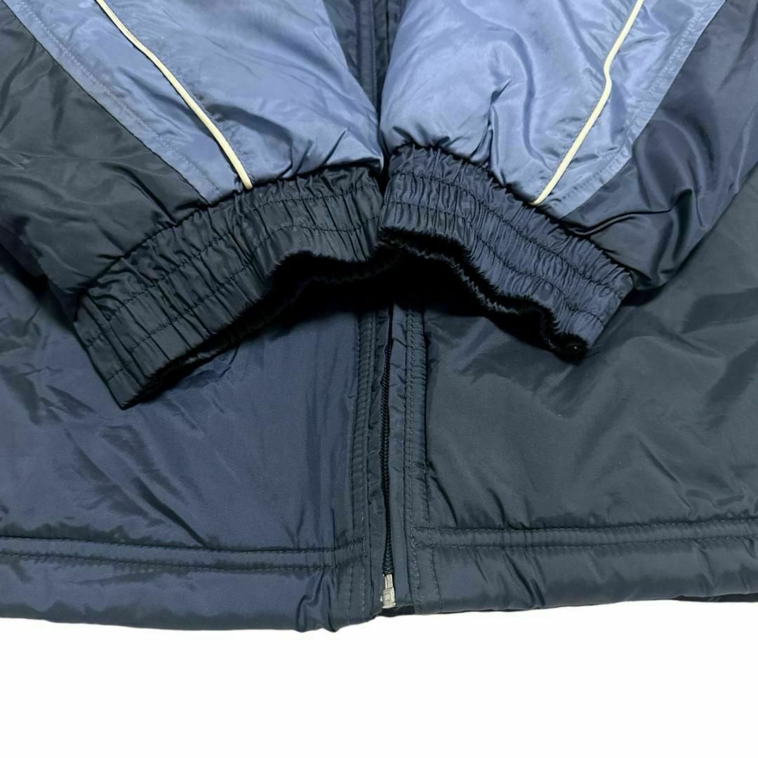 Reebok(リーボック)のReebok 中綿ナイロンジャケット フーディ 厚手 US古着 d79 メンズのジャケット/アウター(ナイロンジャケット)の商品写真