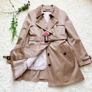 青山 - 【タグ付き未使用品】洋服の青山  ベルト付トレンチコート  撥水　大きいサイズ