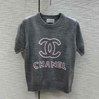 シャネル(CHANEL)の本日限定 CHANELロゴニットショートスリーブ(ニット/セーター)