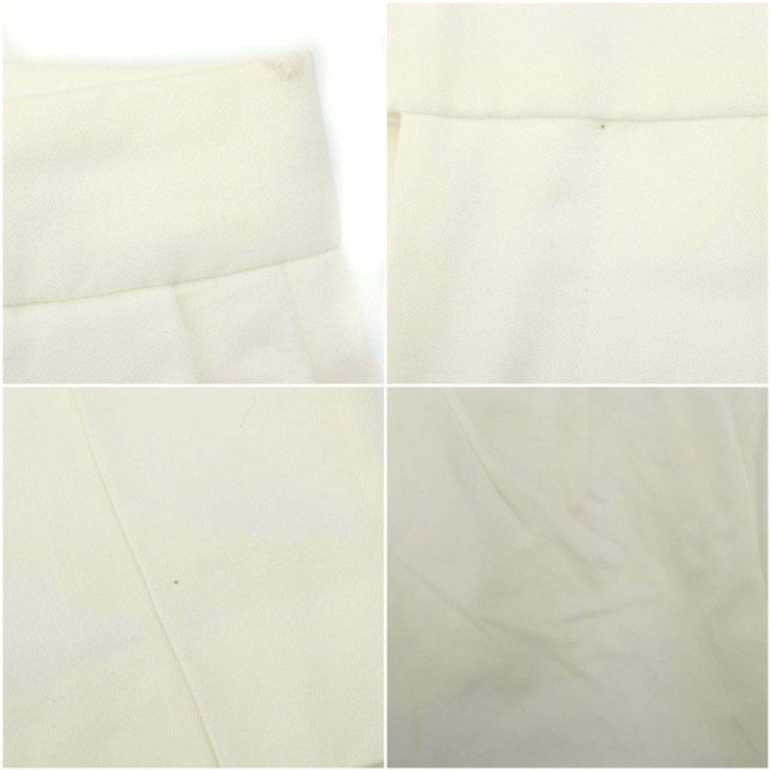 Drawer(ドゥロワー)のドゥロワー Drawer ピンタックパンツ テーパードパンツ 34 白 ホワイト レディースのパンツ(その他)の商品写真