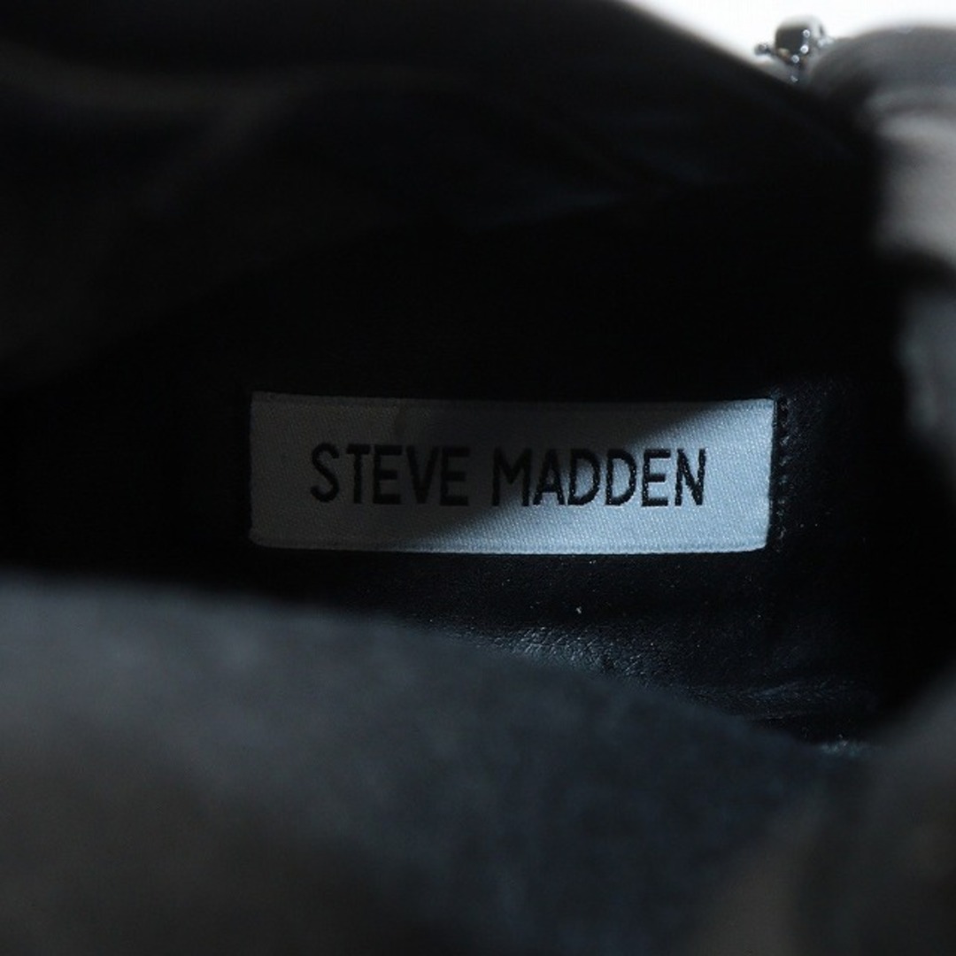 Steve Madden(スティーブマデン)のスティーブマデン プラットフォームブーツ 7M 23.5cm 黒 レディースの靴/シューズ(ブーツ)の商品写真