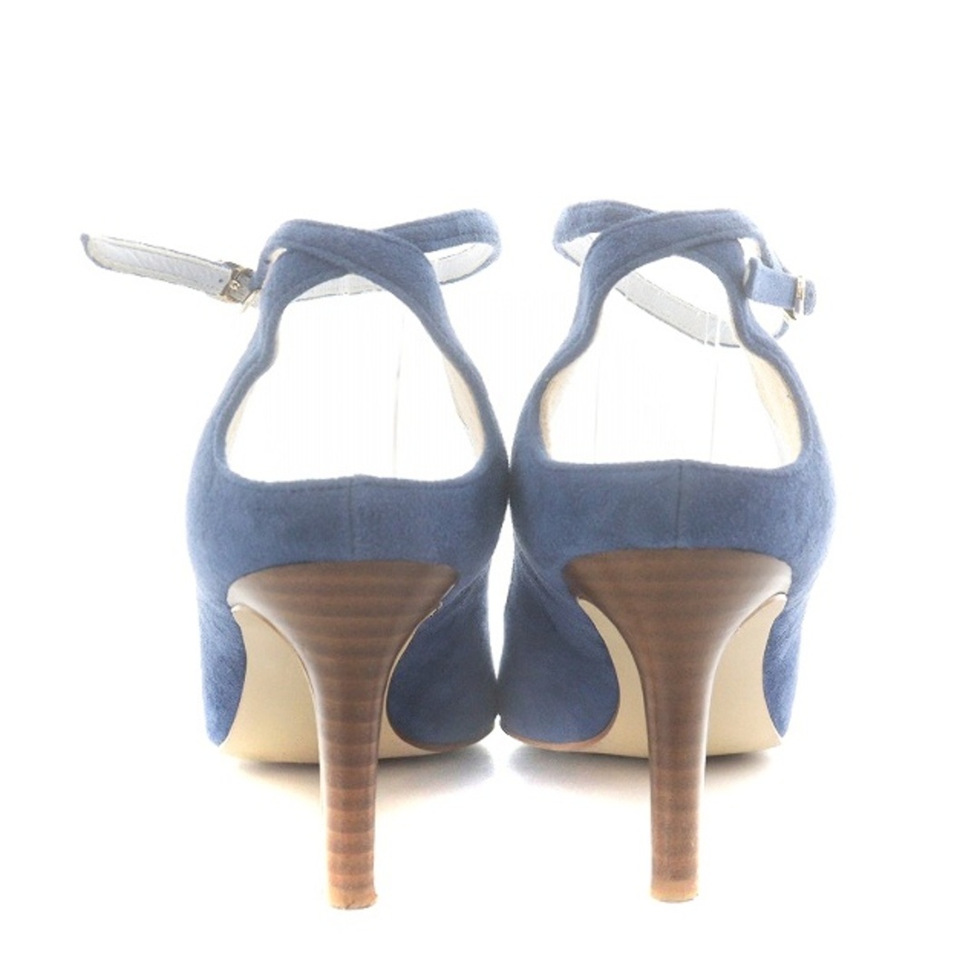 Odette e Odile(オデットエオディール)のオデットエオディール アローズ パンプス ストラップ 22.5cm 青 レディースの靴/シューズ(ハイヒール/パンプス)の商品写真