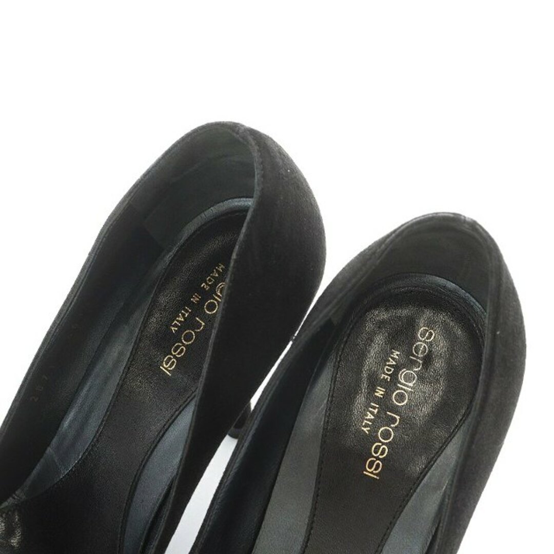 Sergio Rossi(セルジオロッシ)のセルジオロッシ パンプス ヒール 35.5 22.5cm 23.0cm 黒 レディースの靴/シューズ(ハイヒール/パンプス)の商品写真