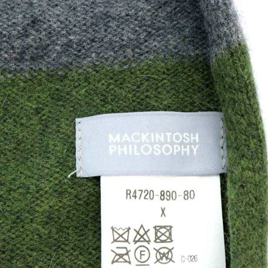 MACKINTOSH PHILOSOPHY(マッキントッシュフィロソフィー)のマッキントッシュフィロソフィー ジーロンラムブロック マフラー  レディースのファッション小物(マフラー/ショール)の商品写真