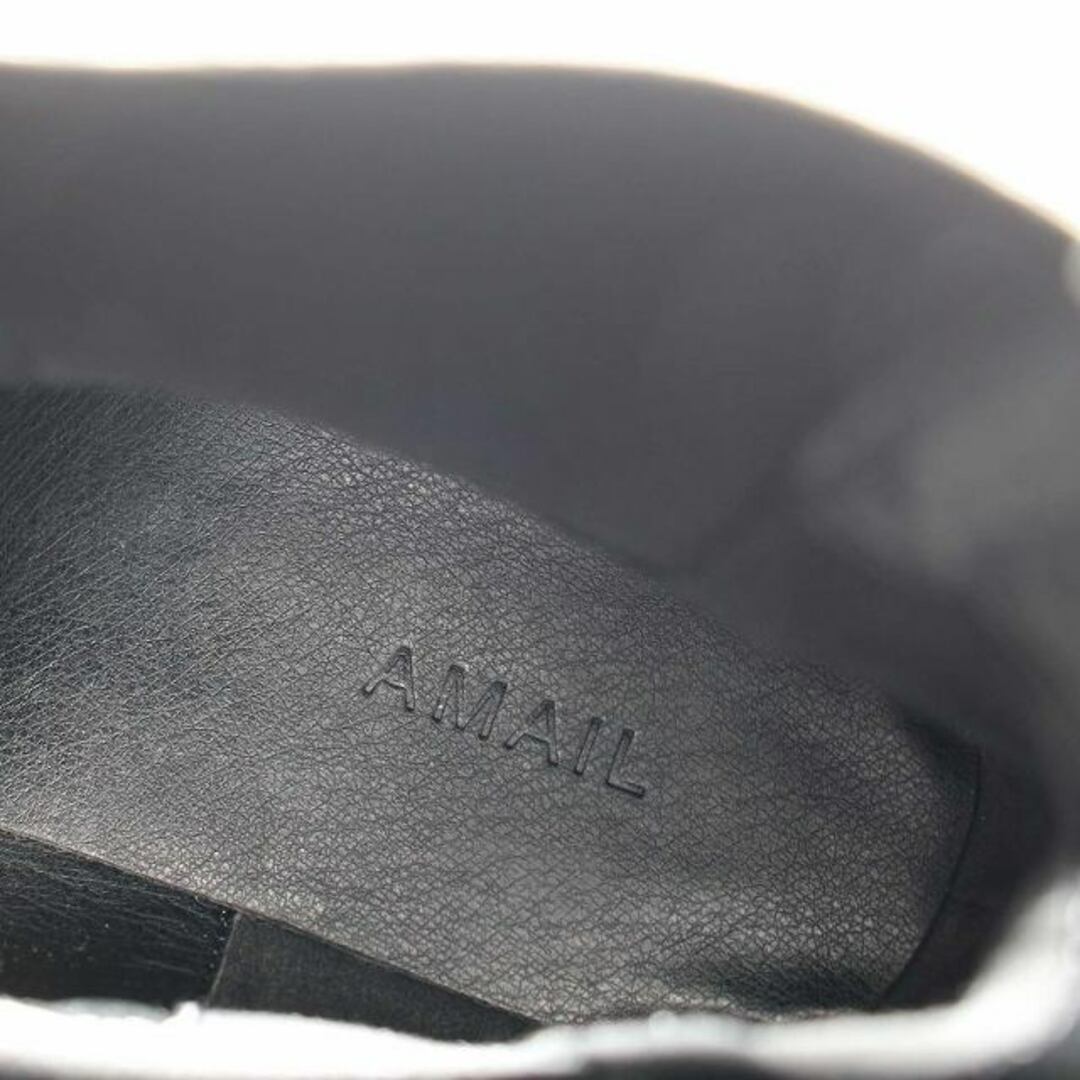 other(アザー)のアマイル バルキースーパーブーツ サイドゴア ショートブーツ  L 25cm 黒 レディースの靴/シューズ(ブーツ)の商品写真