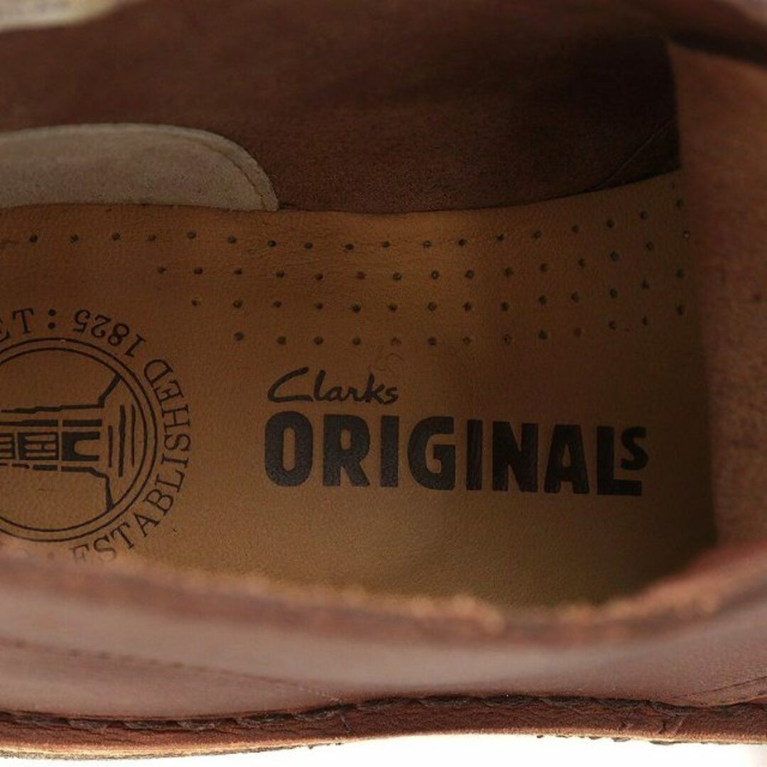 Clarks(クラークス)のclarks オリジナルズ デザートブーツ レザー US8 25.5cm 茶 メンズの靴/シューズ(ブーツ)の商品写真