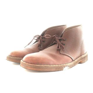 クラークス(Clarks)のclarks オリジナルズ デザートブーツ レザー US8 25.5cm 茶(ブーツ)