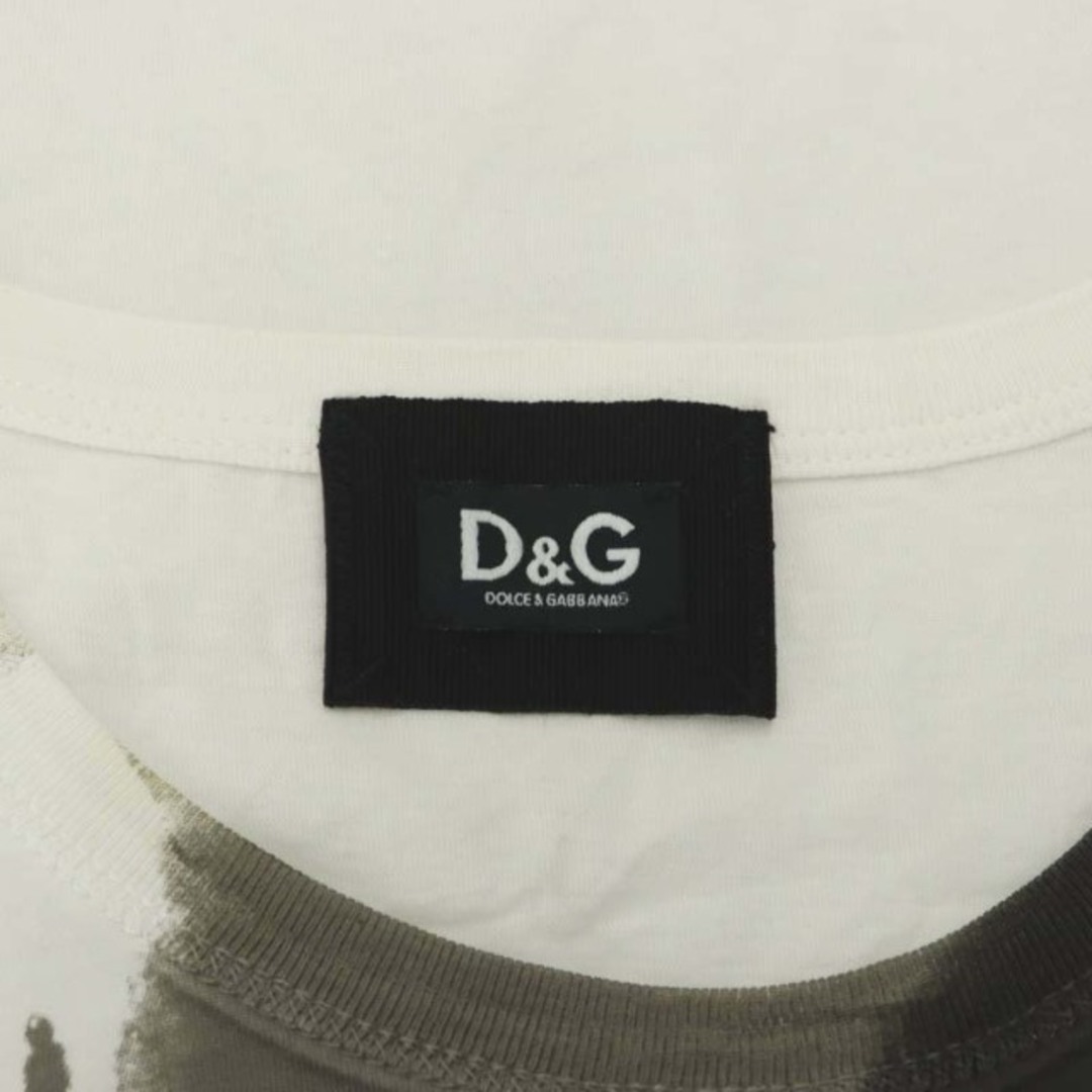 D&G(ディーアンドジー)のドルガバ ドルチェ&ガッバーナ D&G フロント総柄 Tシャツ カットソー 半袖 レディースのトップス(Tシャツ(半袖/袖なし))の商品写真