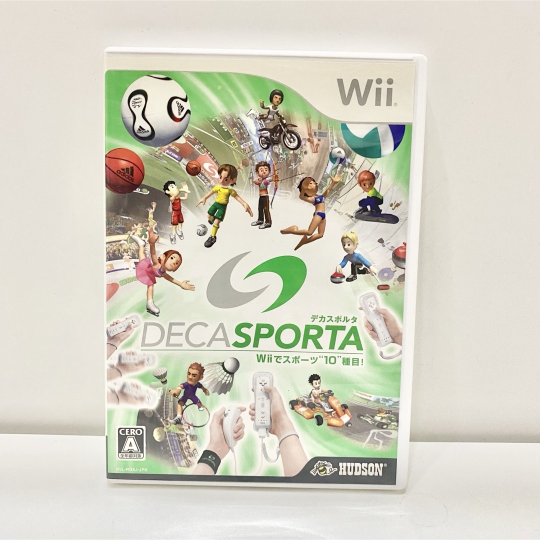 Wii(ウィー)のwii deca sporta エンタメ/ホビーのゲームソフト/ゲーム機本体(家庭用ゲームソフト)の商品写真