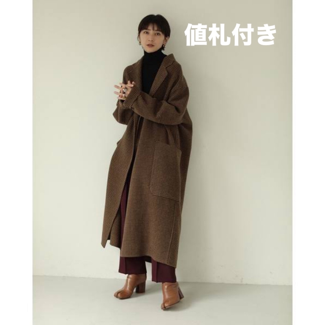 TODAYFUL(トゥデイフル)のOver Check Coat レディースのジャケット/アウター(ロングコート)の商品写真