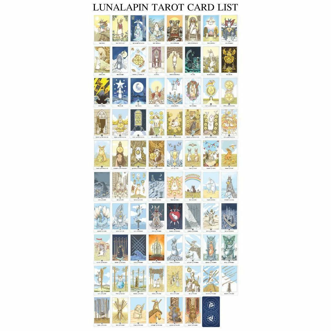 正規品 Luna Lapin Tarot タロットカード (銀縁) エンタメ/ホビーのテーブルゲーム/ホビー(その他)の商品写真