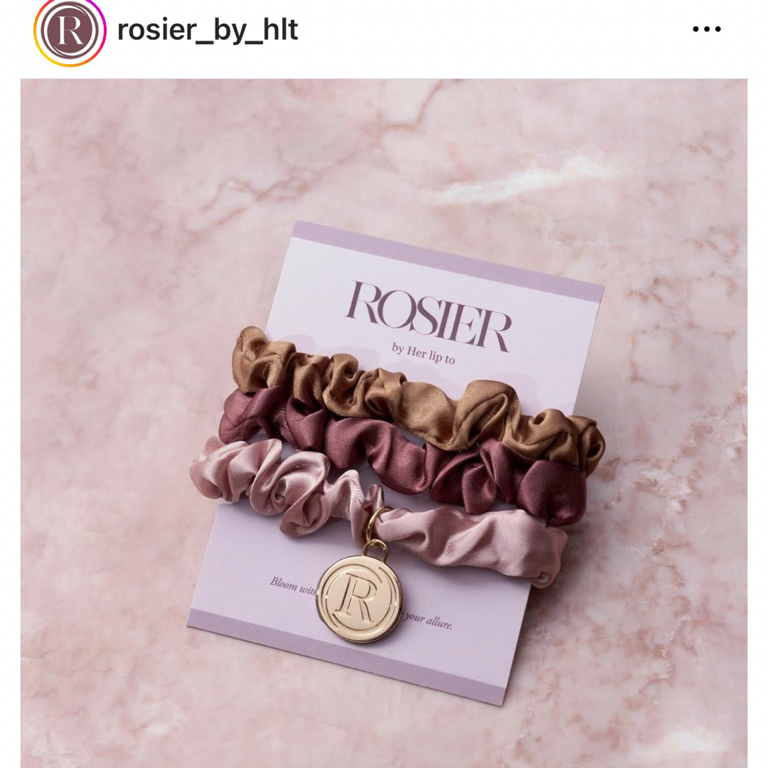 【新品未開封】ROSIER by Her lip to ノベルティ レディースのヘアアクセサリー(ヘアゴム/シュシュ)の商品写真