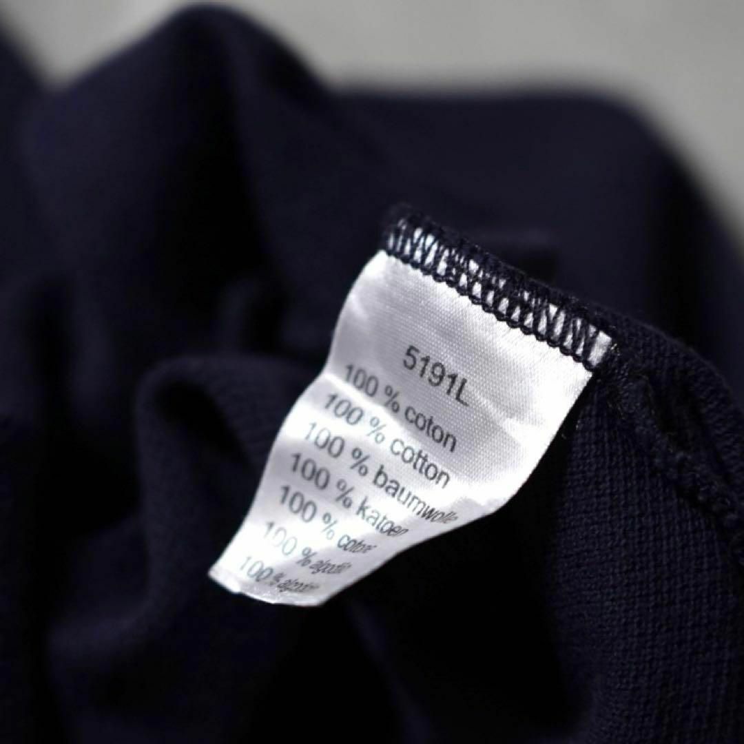 LACOSTE(ラコステ)のラコステ　ポロシャツ　長袖　ネイビー　XLサイズ　ワンポイント メンズのトップス(Tシャツ/カットソー(七分/長袖))の商品写真
