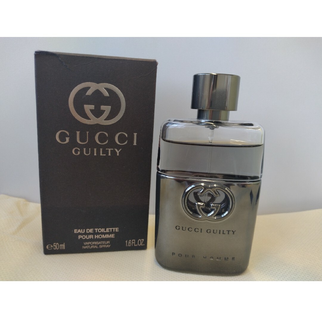 Gucci(グッチ)のグッチ ギルティ プールオム ET/SP/50ml【中古】GUCCIショッパー付 コスメ/美容の香水(その他)の商品写真