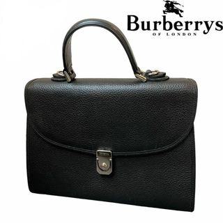 バーバリー(BURBERRY)の即日発送 美品 Burberrys ビジネスバッグ レザー ブラック(ビジネスバッグ)