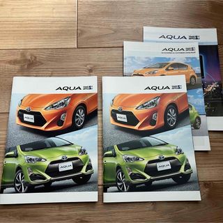 トヨタ(トヨタ)のAQUA アクア　トヨタ　車　カーカタログ　セット【送料込】(カタログ/マニュアル)