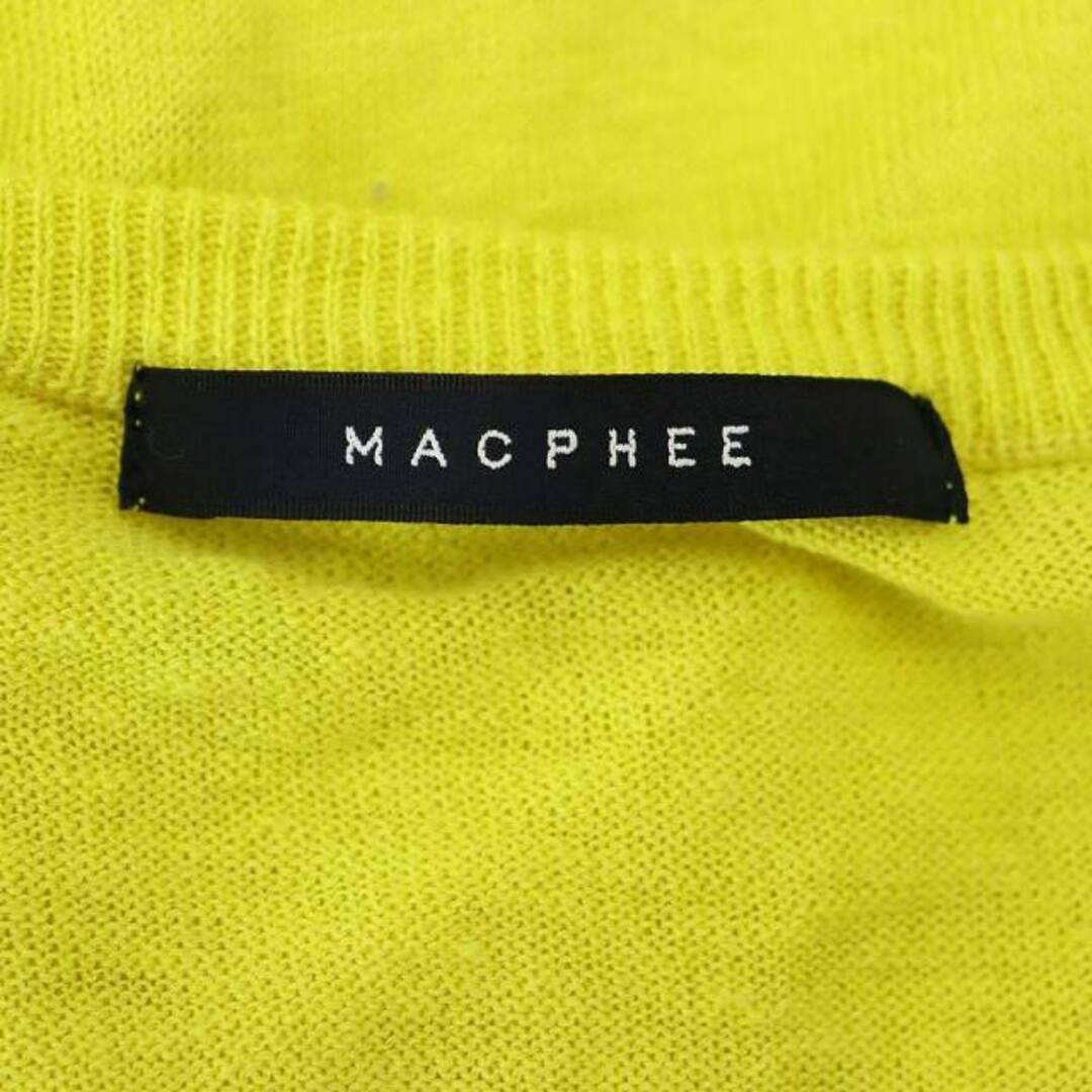 MACPHEE(マカフィー)のマカフィー MACPHEE トゥモローランド マカフィー リネンクルーネックカー レディースのトップス(カーディガン)の商品写真