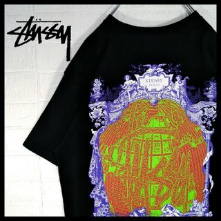 ステューシー(STUSSY)の【STUSSY】絵画アートデザイン　ビッグシルエット　Tシャツ(Tシャツ/カットソー(半袖/袖なし))