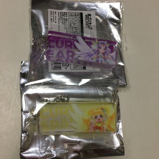 キュアスパークル　キュアアース　ブロックアクリルキーホルダー　プリキュアライブ(キャラクターグッズ)