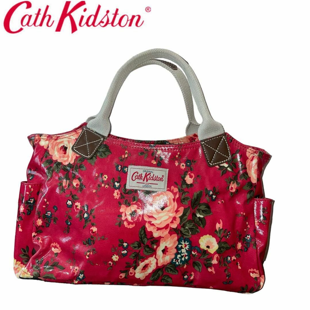 Cath Kidston(キャスキッドソン)の即日発送 Cat Kidston ハンドバッグ トートバッグ エナメル 花柄 レディースのバッグ(ハンドバッグ)の商品写真